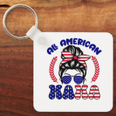 Porte-clés Toute la maman américaine (Recto)