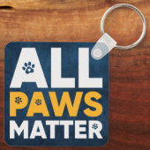 Porte-clés Toutes les pattes ont une taille personnalisée 2 c (Verso)