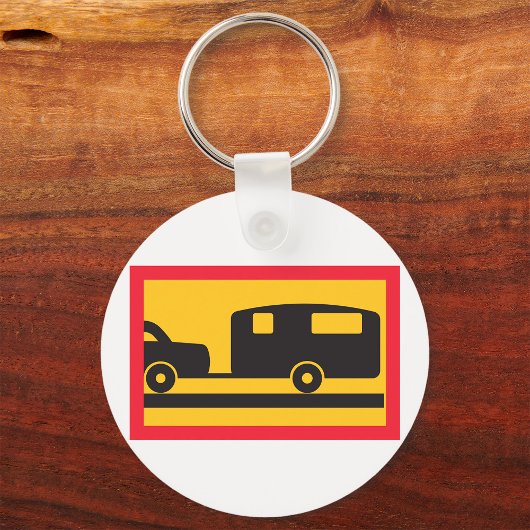 Porte-clés Towing A Caravan