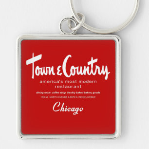 Porte-clés Town & Country Restaurants, Chicago, IL