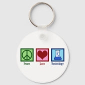 Porte-clés Toxicologie Peace Love (Verso)