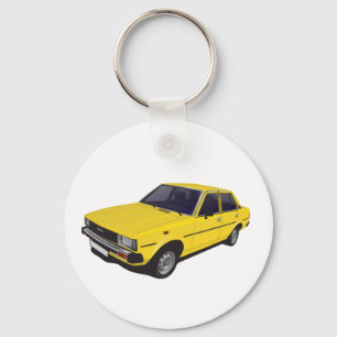 Porte-clés Toyota Corolla DX KE70 jaune 4 portes