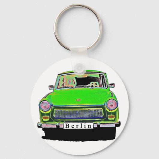 Porte-clés Trabant Car in Green, Berlin (Recto)