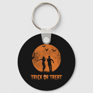 Porte-clés Trace Ou Traiter Halloween Salsa Dance Hommes Femm
