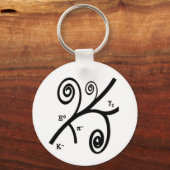 Porte-clés Traces de bulles (Recto)