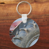 Porte-clés tracteur antique (Recto)