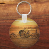 Porte-clés Tracteur antique (Recto)