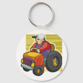 Porte-clés Tracteur routier agricole (Recto)