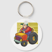 Porte-clés Tracteur routier agricole (Verso)