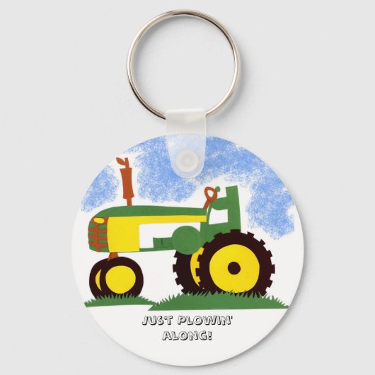 Porte-clés Tracteur sous Blue Sky (Recto)
