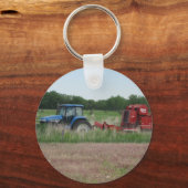 Porte-clés Tracteur sur le terrain (Recto)