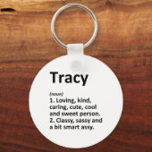Porte-clés Tracy Definition Personalized Name Funny Birthday  (Recto)