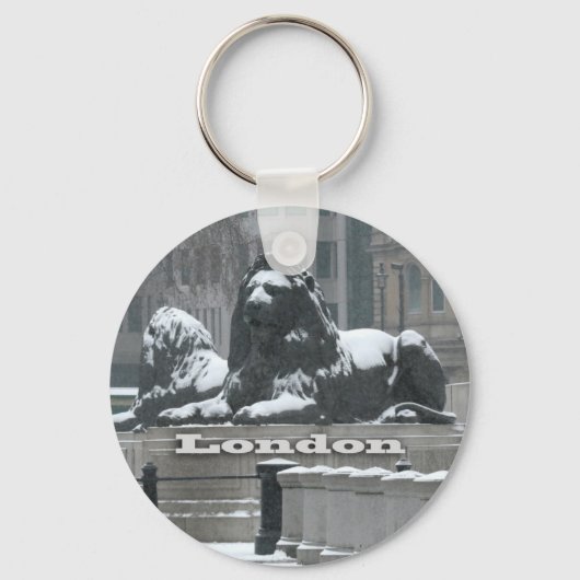 Porte-clés Trafalgar Square Londres (Recto)