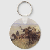 Porte-clés Trail Herd to Wyoming by WHD Koerner (Recto)