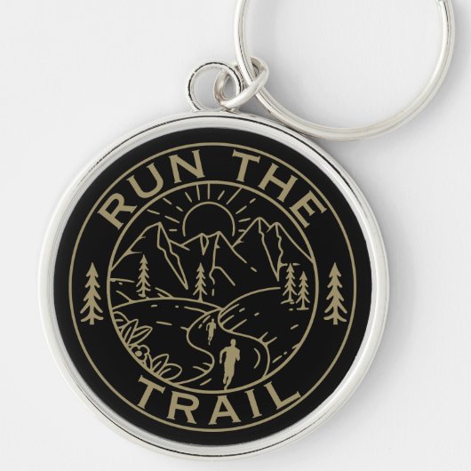Porte-clés Trail Running America (Devant)