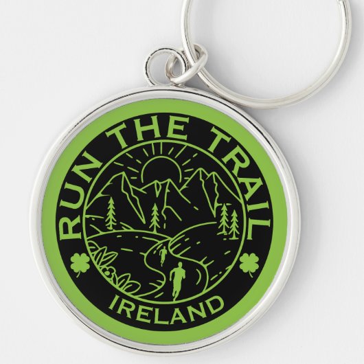 Porte-clés Trail Running Irlande (Devant)