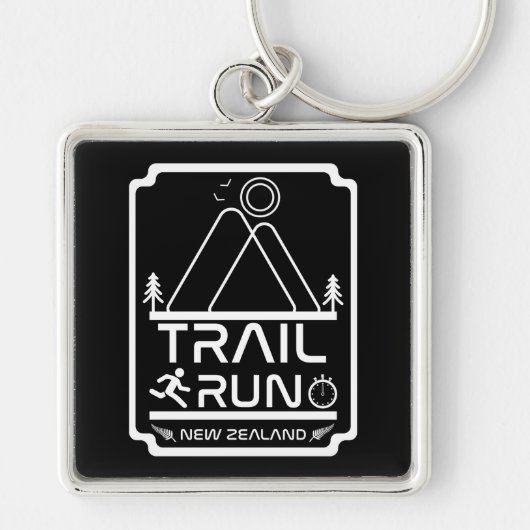 Porte-clés Trail Running Nouvelle-Zélande (Devant)