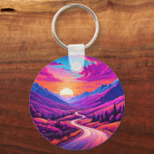 Porte-clés Trails I Travel Miles Design (Verso)