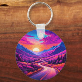 Porte-clés Trails I Travel Miles Design (Recto)