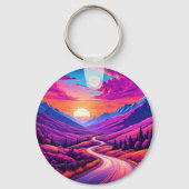 Porte-clés Trails I Travel Miles Design (Verso)