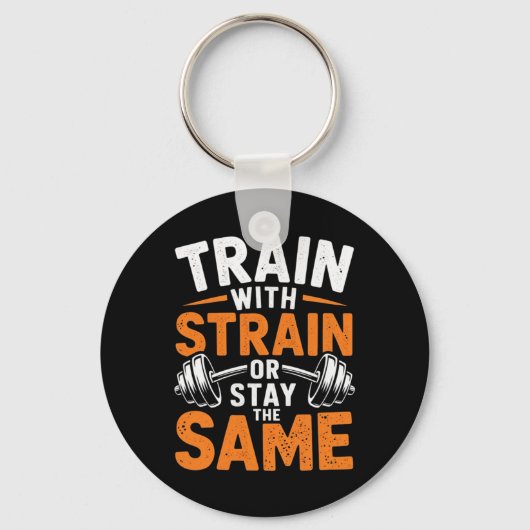 Porte-clés Train Avec Soudure - Fitness Bodybuilding Poids (Recto)