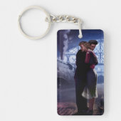 Porte-clés Train bleu (Devant)