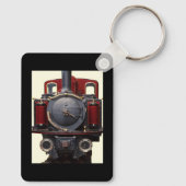 Porte-clés Train Bleu Et Rouge (Verso)