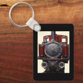 Porte-clés Train Bleu Et Rouge (Recto)