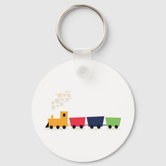 Porte-clés Train de dessin (Verso)