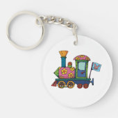 Porte-clés Train de fleurs jouet (Devant)