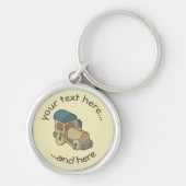 Porte-clés Train de jouets (Devant)