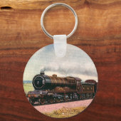 Porte-clés Train de la frontière occidentale américaine vinta (Recto)