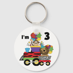 Porte-clés Train de la Jungle 3e Anniversaire Tshirts et cade