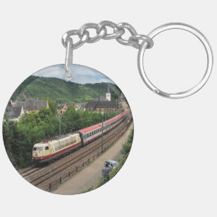 Porte-clés Train de voyageurs à Saint-Goar