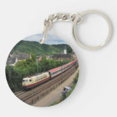 Porte-clés Train de voyageurs à Saint-Goar (Dos)