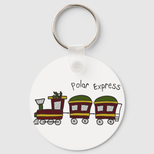 Porte-clés Train d'Express polaire (Recto)