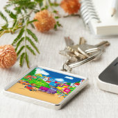 Porte-clés train et voiture (Côté)