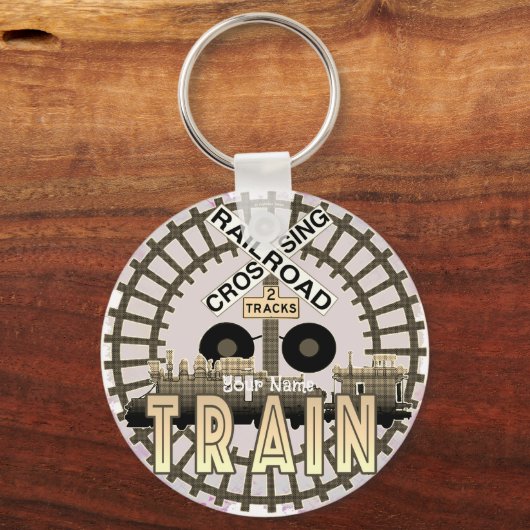 Porte-clés Train ferroviaire (Recto)