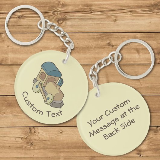 Porte-clés train jouet