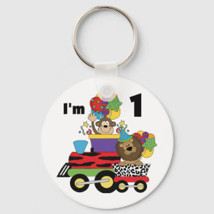 Porte-clés Train Jungle 1er Anniversaire T-shirts et cadeaux