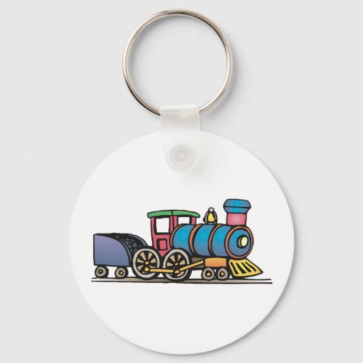 Porte-clés Train Pulling Coal (Recto)