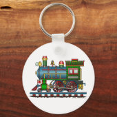 Porte-clés Train Steam Engine Choo Choo Porte - clés (Recto)