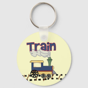Porte-clés Train sur des T-shirts et des cadeaux de voie