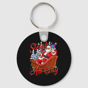 Porte-clés Traîneau du Père Noël Jouets Noir Afro-Américain N