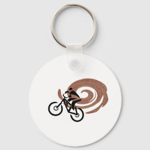 PORTE-CLÉS TRAÎNÉES DE VÉLO DE MONTAGNE