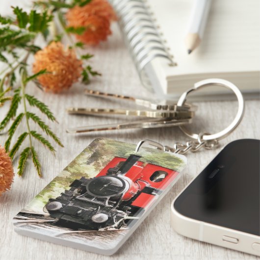 PORTE-CLÉS TRAINS À VAPEUR (Devant droit)