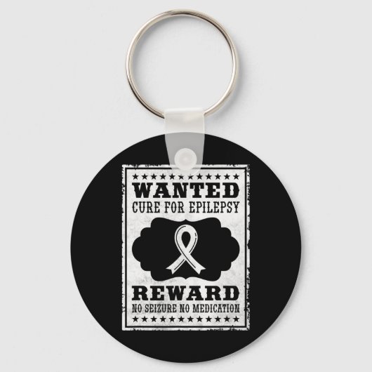 Porte-clés Traitement Recherché Pour L'Épilepsie (Recto)