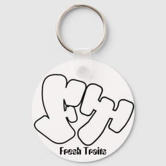 Porte-clés traits frais porte - clé simple (Recto)