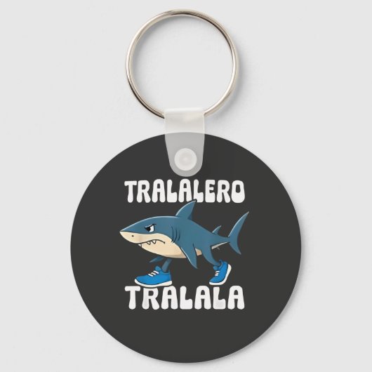 Porte-clés Tralalero Tralala Funny Shark Meme (Recto)