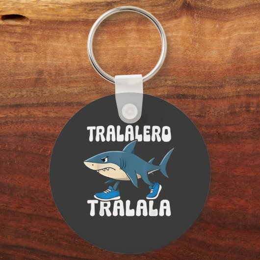 Porte-clés Tralalero Tralala Funny Shark Meme (Recto)